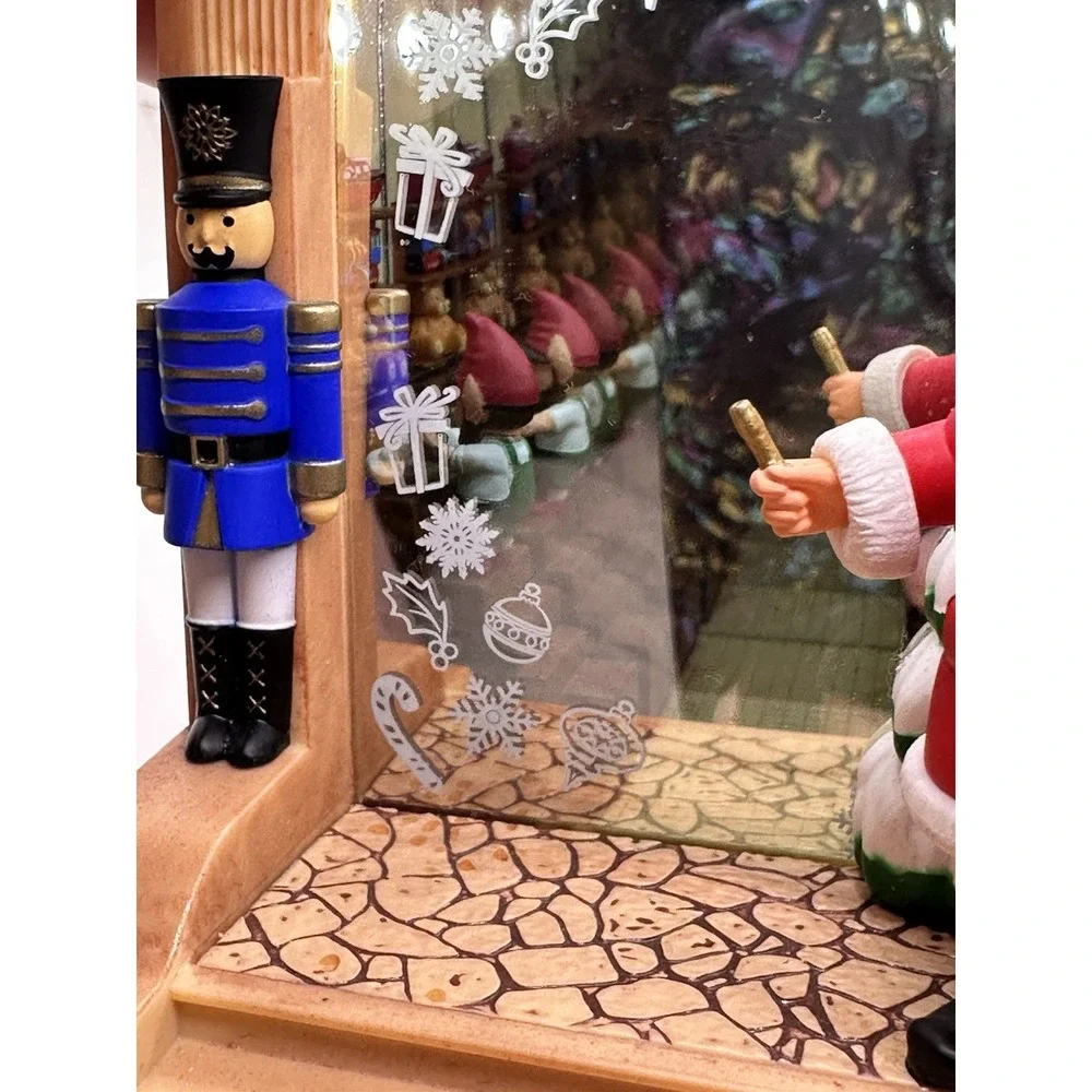 Hallmark Keepsake Santa's Workshop Magic Light‎ Sound Christmas Ornament 2017